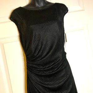 NWT DAVID MEISTER Net Sheath Pencil Dress Sz8